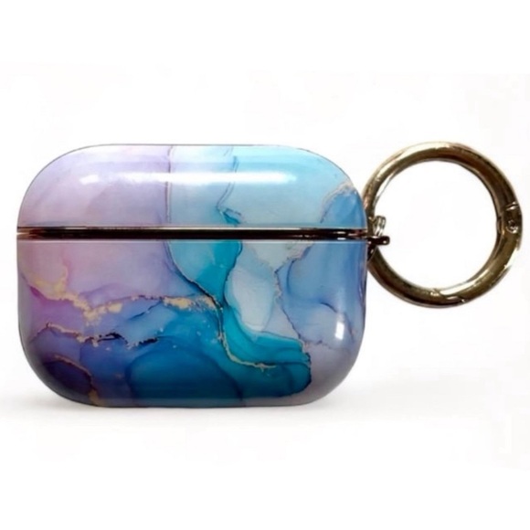 AirPods Pro Case Marble Glossy Soft Shockproof Protective Cover - Picture 1 of 1